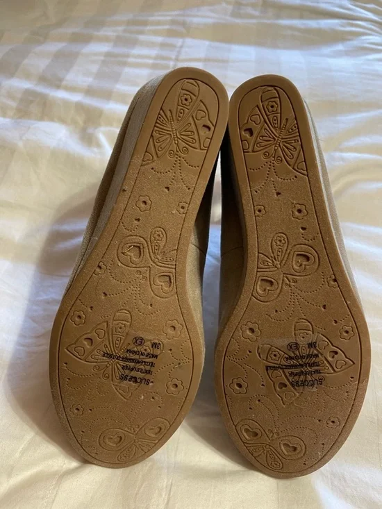 pop Taupe Mary Jane Dress Shoes with Ankle Strap Size 3 - Picture 6 of 8